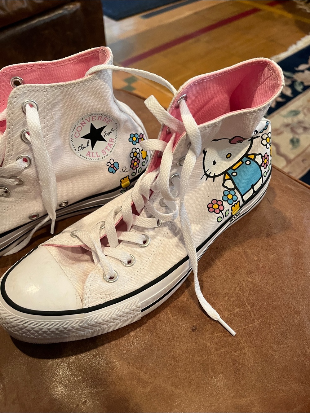 Converse x Hello Kitty White High Top Sneakers - Picture 4 of 5